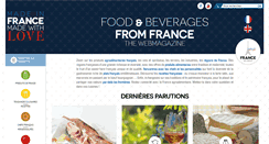Desktop Screenshot of franceagroalimentaire.com